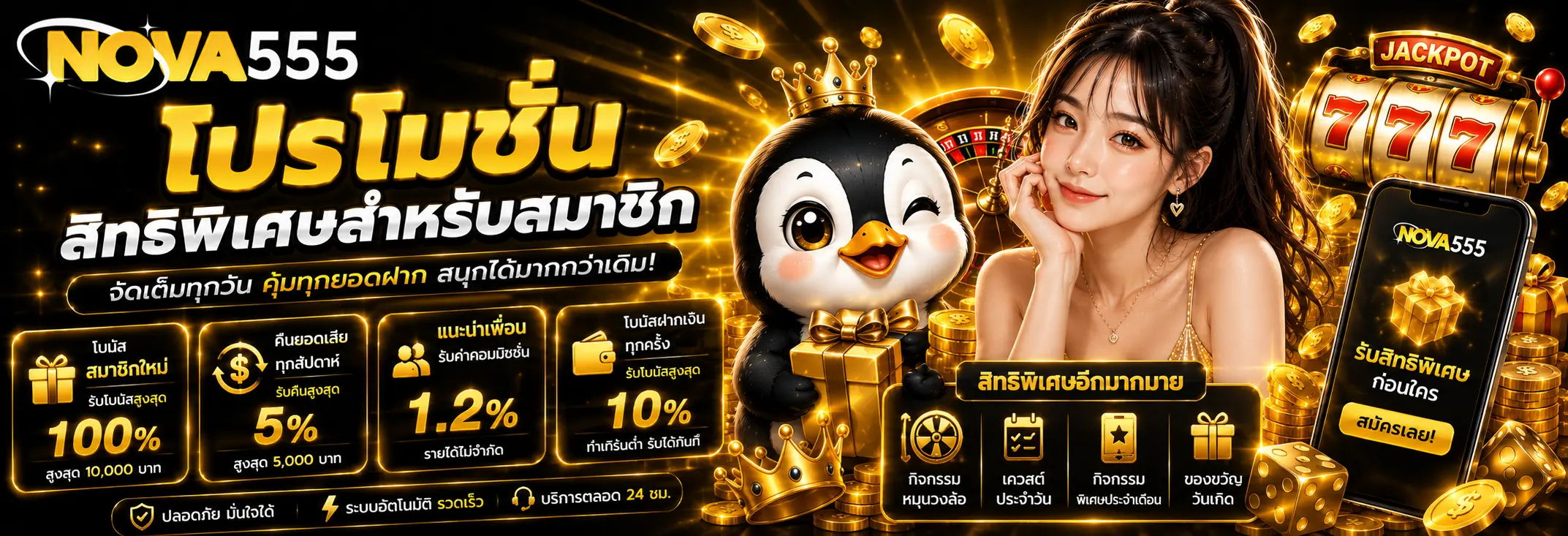โปรโมชั่นสิทธิพิเศษสำหรับสมาชิก